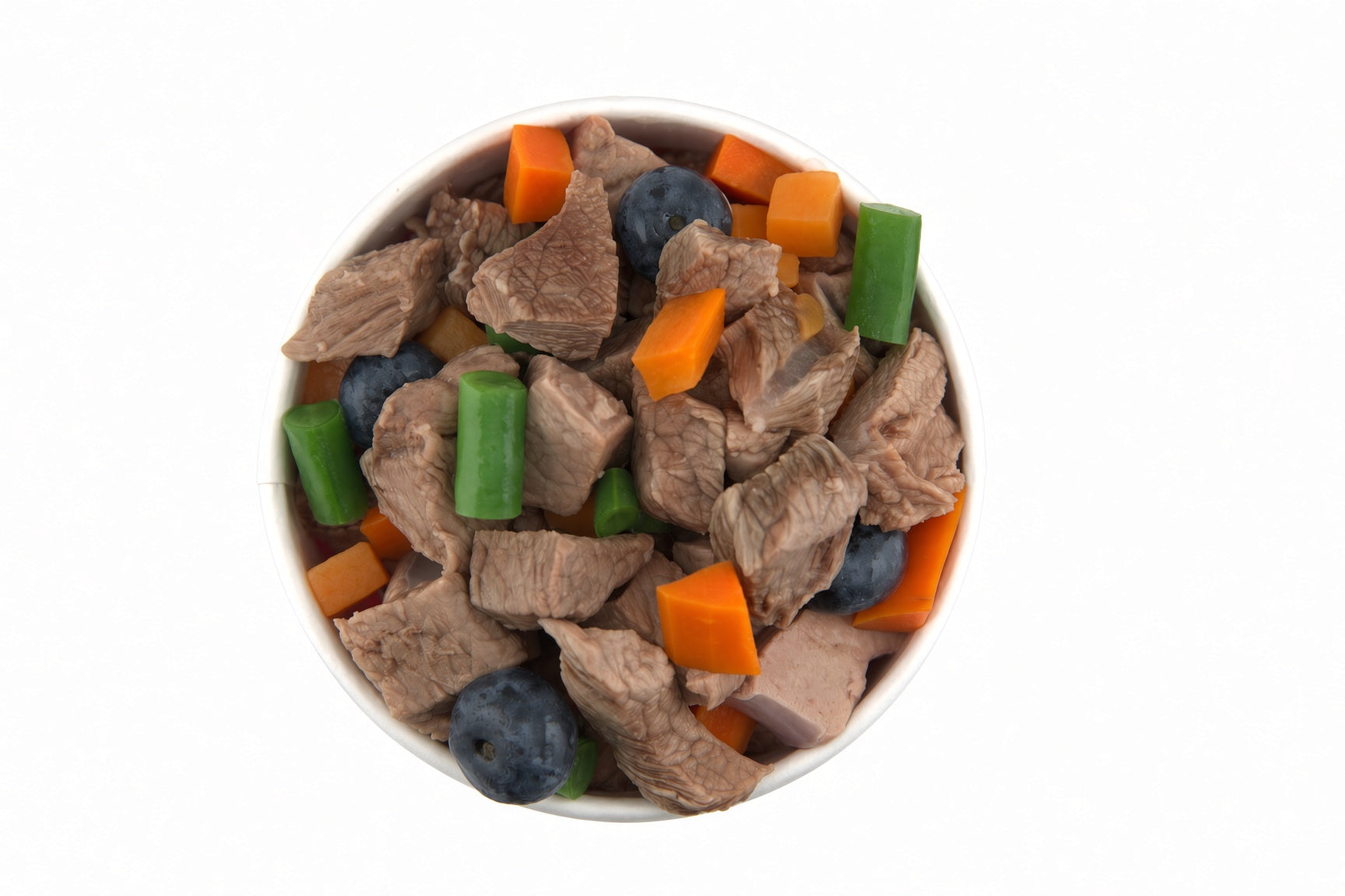 Maw&Paw Beef recipe, close-up of real chunks